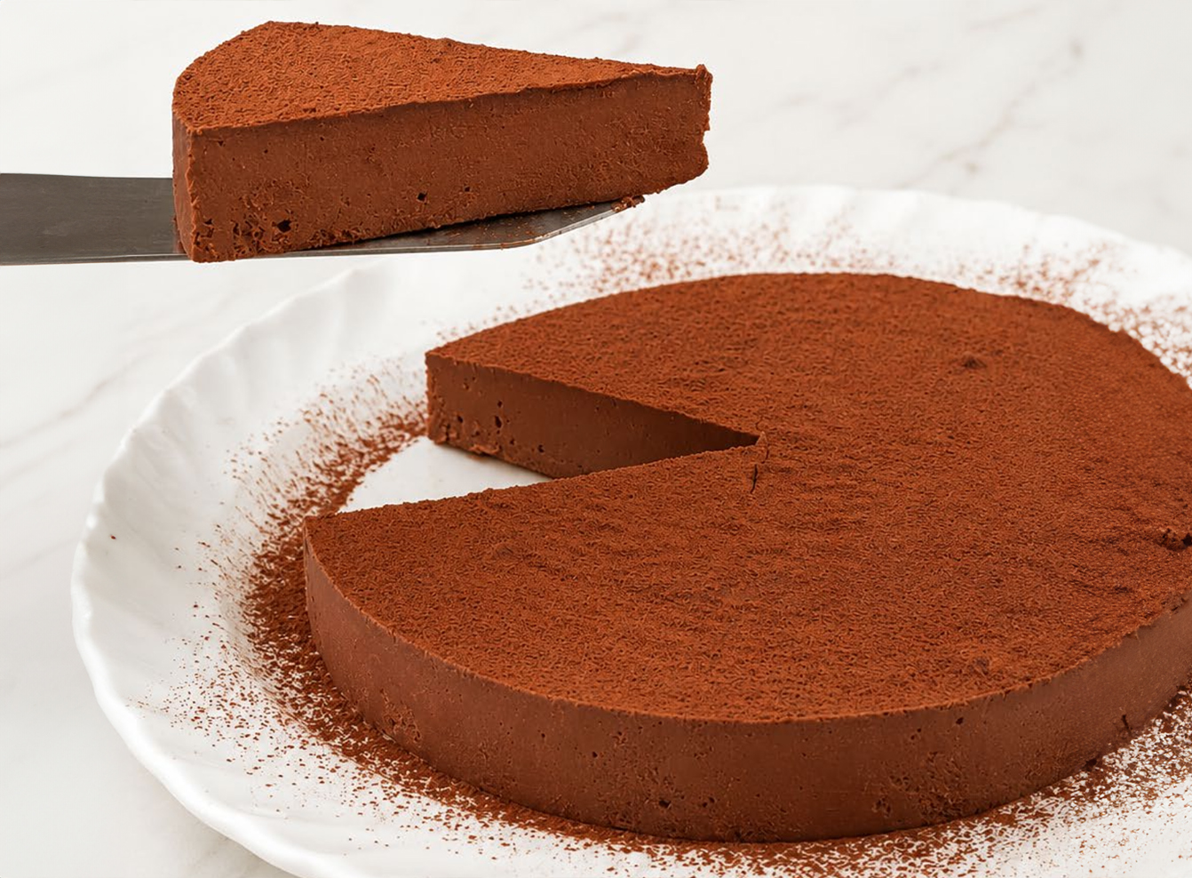 torta cioccolatosa 3 ingredienti